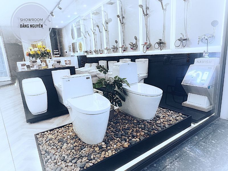 Thiết bị vệ sinh có nhiều mẫu mã đa dạng, dễ lựa chọn