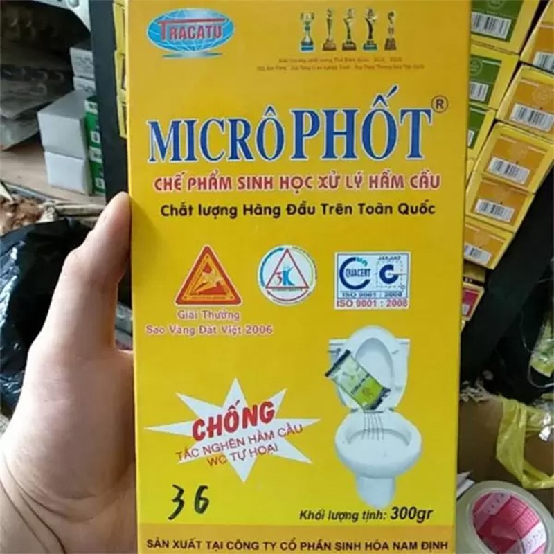 Thuốc thông tắc bồn cầu Microphot
