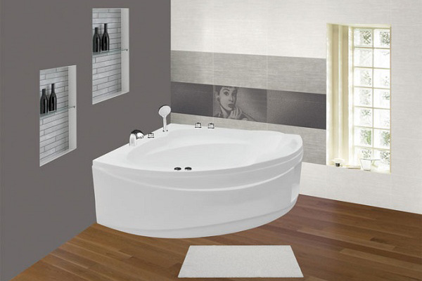 Tư vấn chọn kích thước bồn tắm góc cho phù hợp