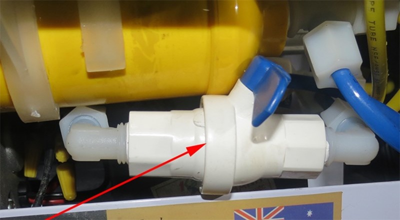 Van áp thấp bị hỏng