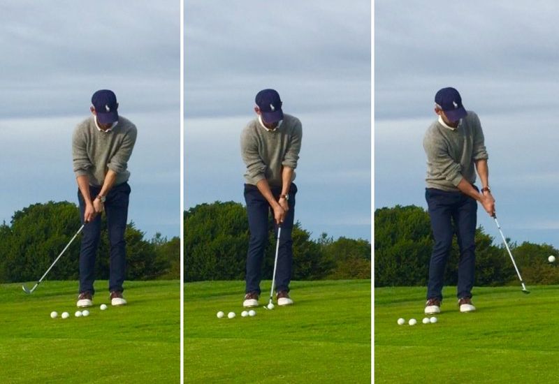 Điều quan trọng đầu tiên mà người chơi cần làm là thiết lập điểm rơi thấp cho phần downswing