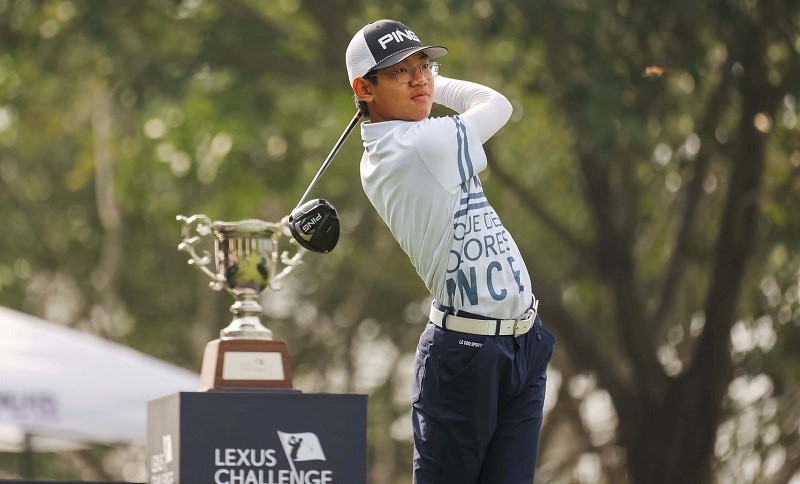 Golfer Lê Khánh Hưng