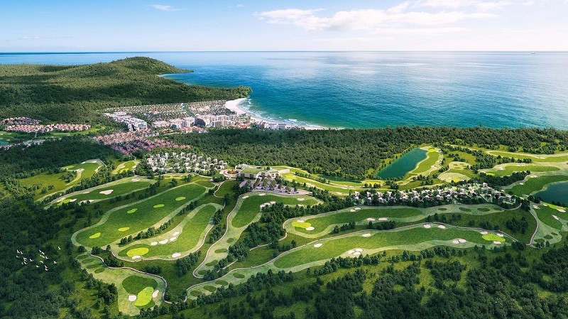 Vinpearl Golf Phú Quốc – được thiết kế theo mô hình sân golf biển đảo độc đáo