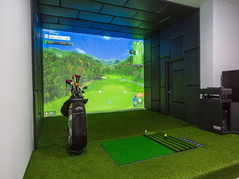 Sân golf trong nhà đầy tiện nghi