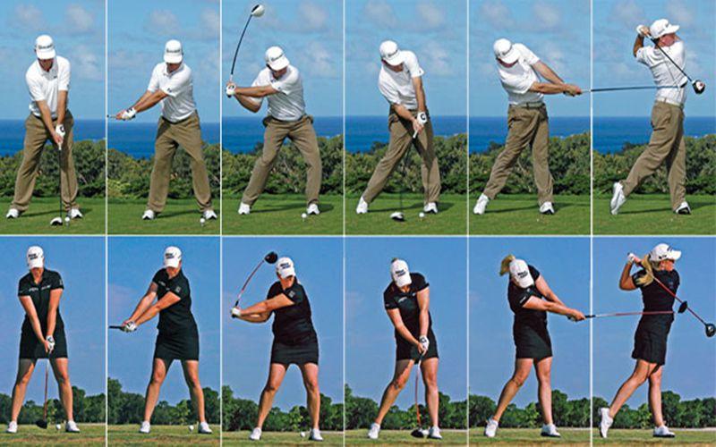 Tư thế đứng đánh golf đúng hiện nay
