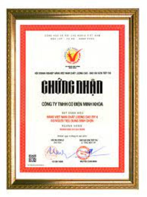 Đạt khen thưởng được bình chọn từ khách hàng