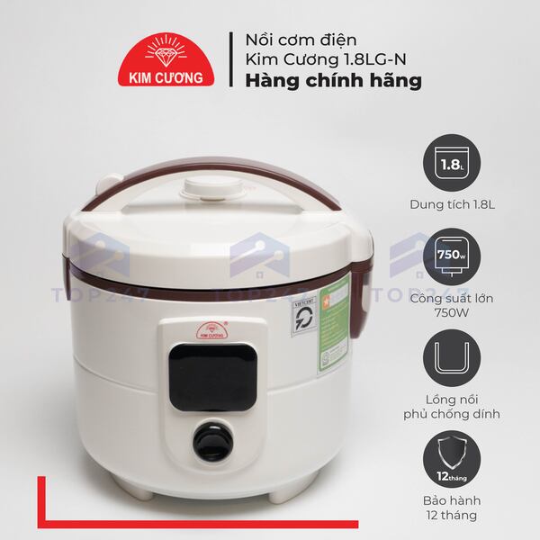 nồi cơm điện kim cương - nồi cơm điện tốt nhất hiện nay