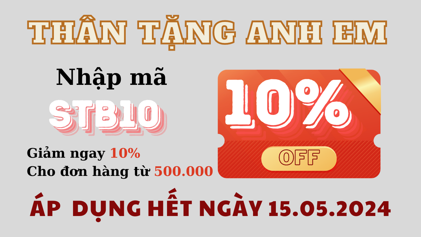 Tưng bừng khai trương website - giảm ngay 10%!