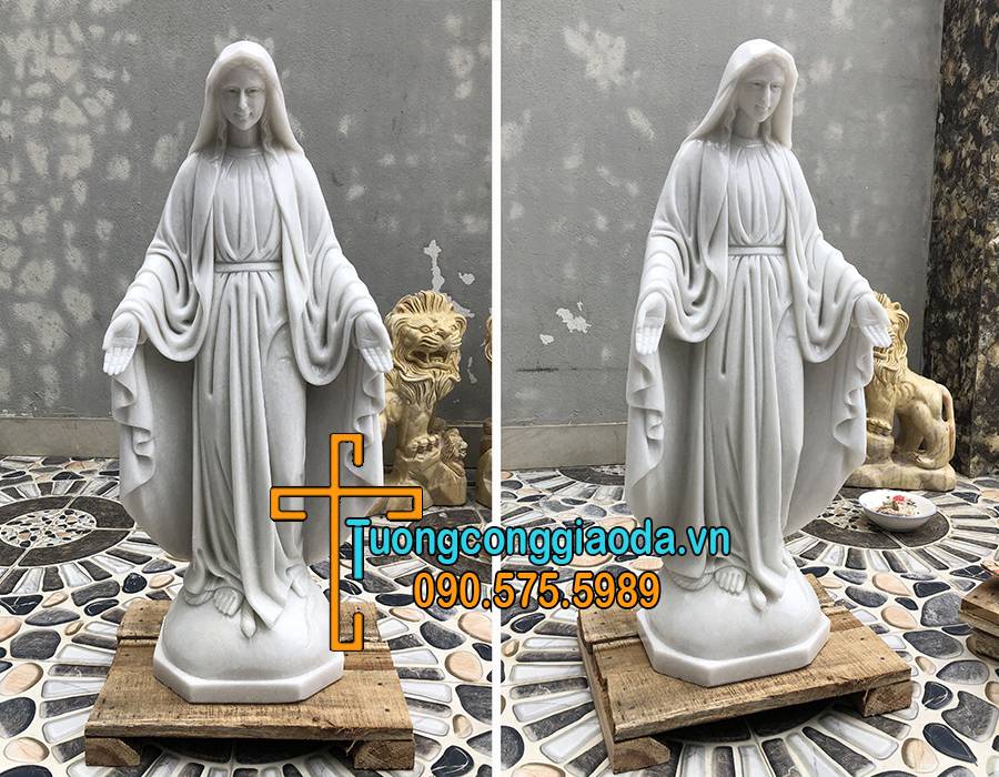 Tượng đức mẹ ban ơn size nhỏ thờ tại gia