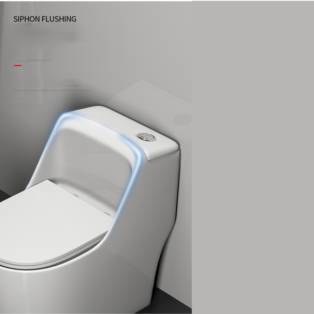 Bàn cầu CR6619 với sứ nung cao cấp, đảm bảo độ bền vượt trội