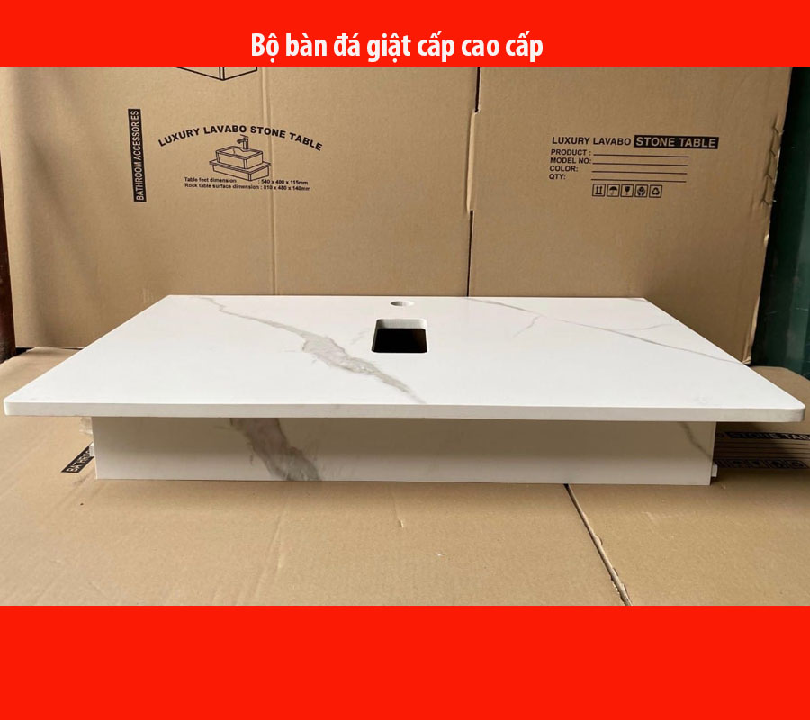 Bàn đá chống xước phòng tắm SKL16 – Bề mặt bền đẹp, chống thấm nước, dễ vệ sinh