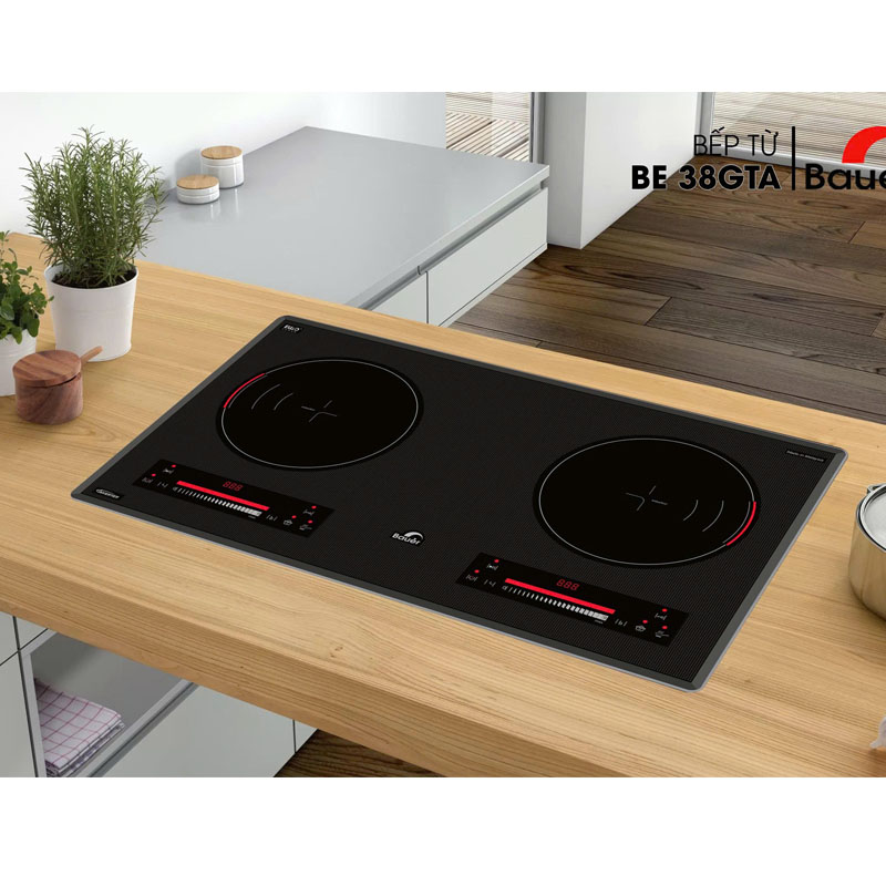 Bảng điều khiển cảm ứng Slider bếp từ Bauer BE 38GTA nhạy mượt