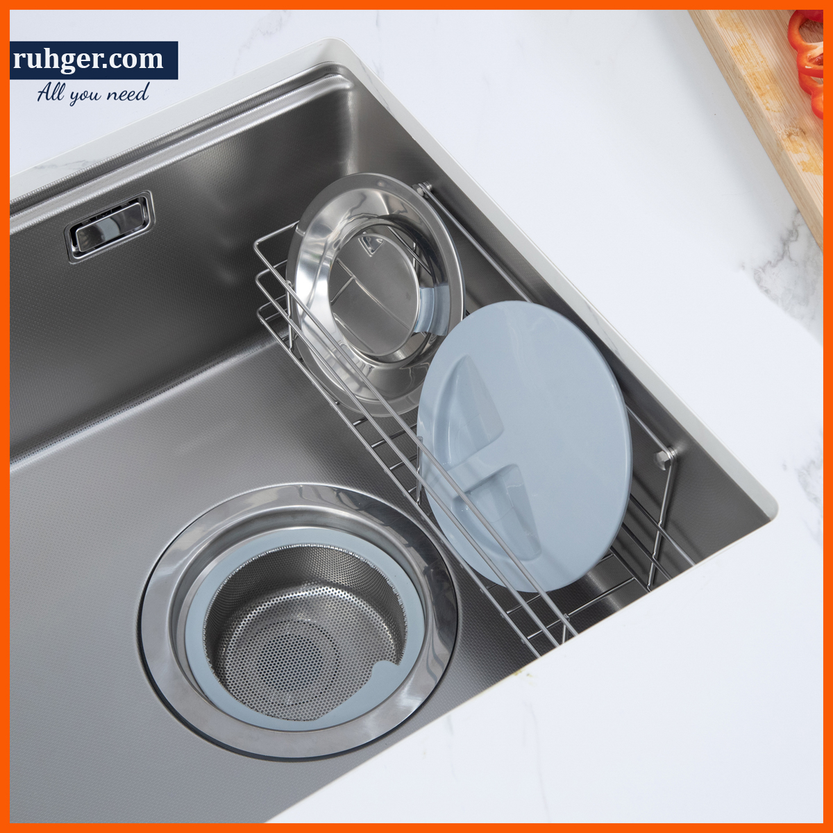 Bát rác 3 lớp Kluger đường kính 185mm thoát nước nhanh, chống tắc