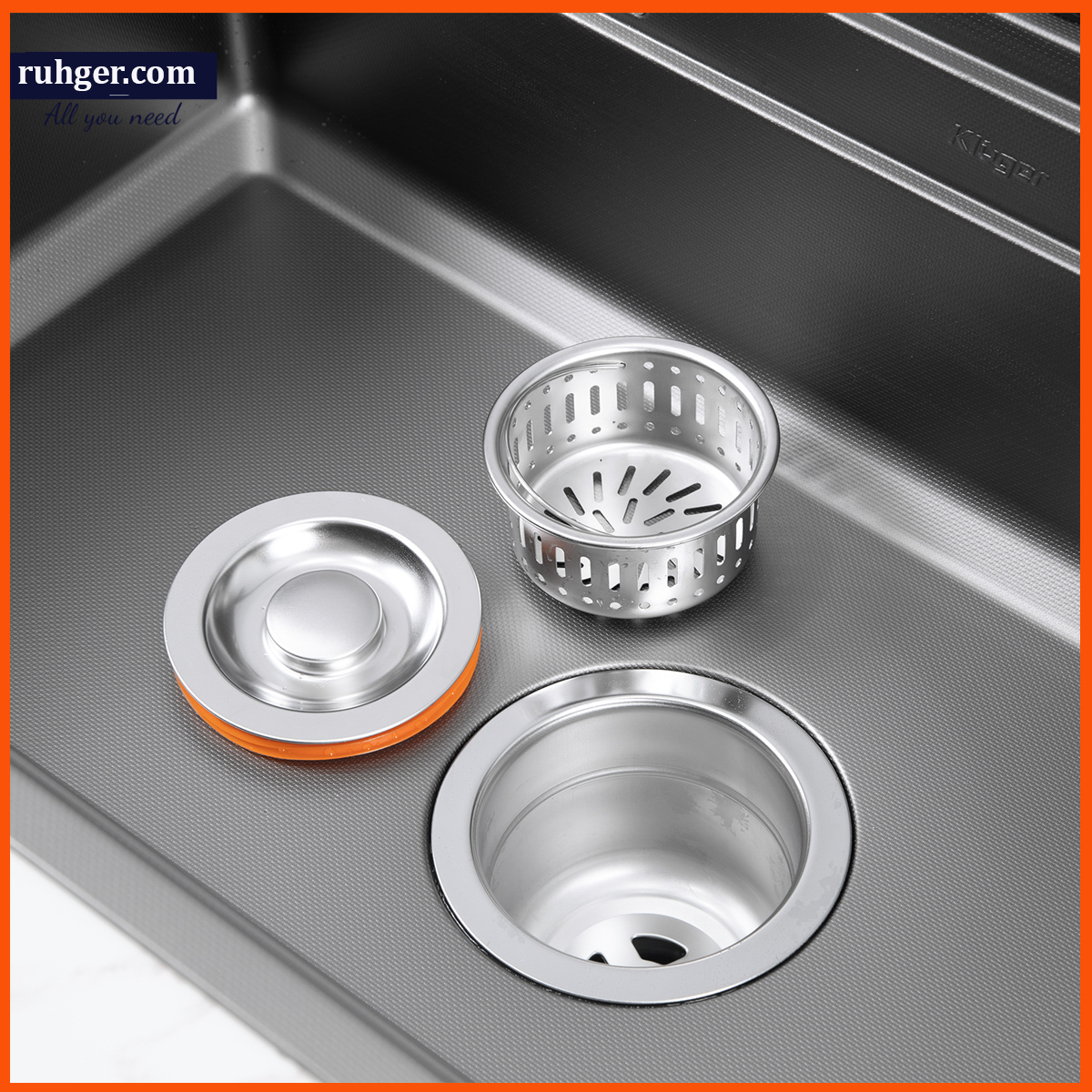 Bát rác 3 lớp thế hệ mới, đường kính lớn, chống tắc nghẽn cho chậu KWF8161FB