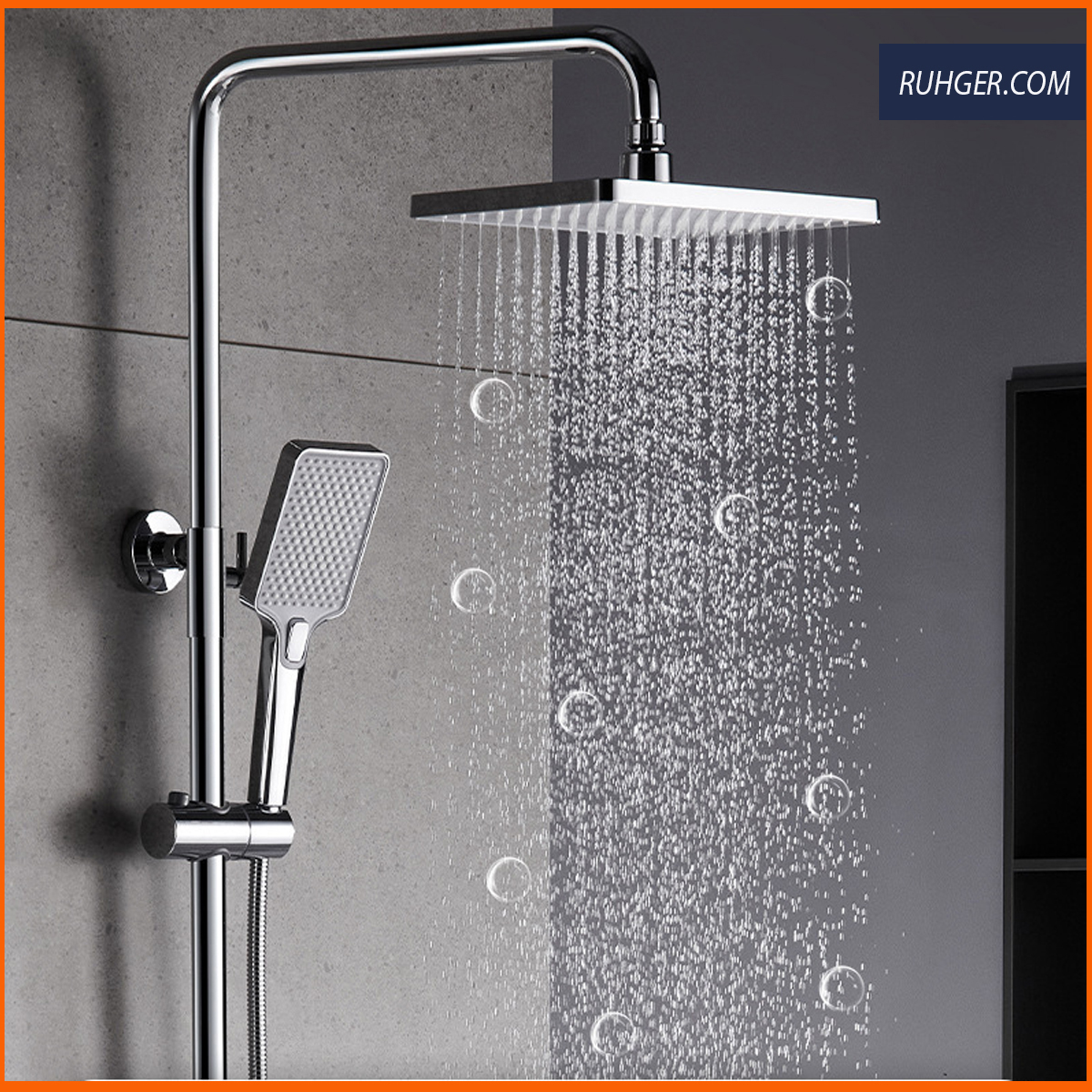 Bát sen ABS RGL S3009LUX công nghệ bơm khí, tạo tia nước mềm mại, tiết kiệm nước