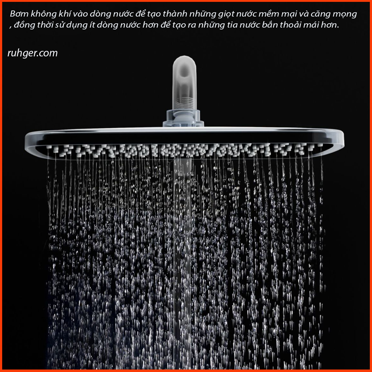 Bát sen KP-8659TM công nghệ ABS, tạo dòng nước êm ái và mạnh mẽ