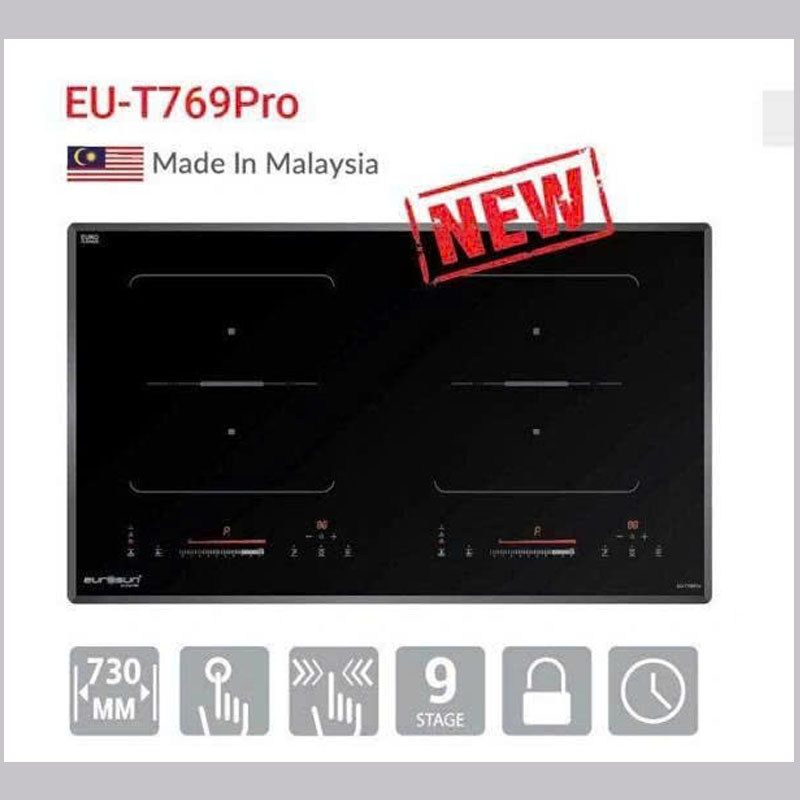 Bếp điện từ đôi Eurosun EU-T769Pro chính hãng nhập khẩu Malaysia