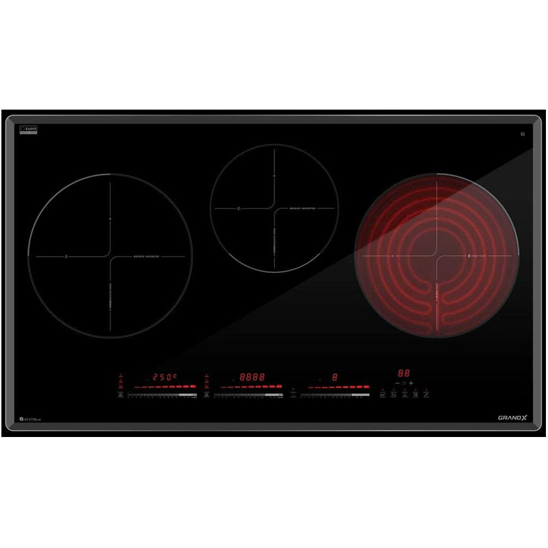 Bếp điện từ kết hợp hồng ngoại GrandX GX E738LUX chính hãng