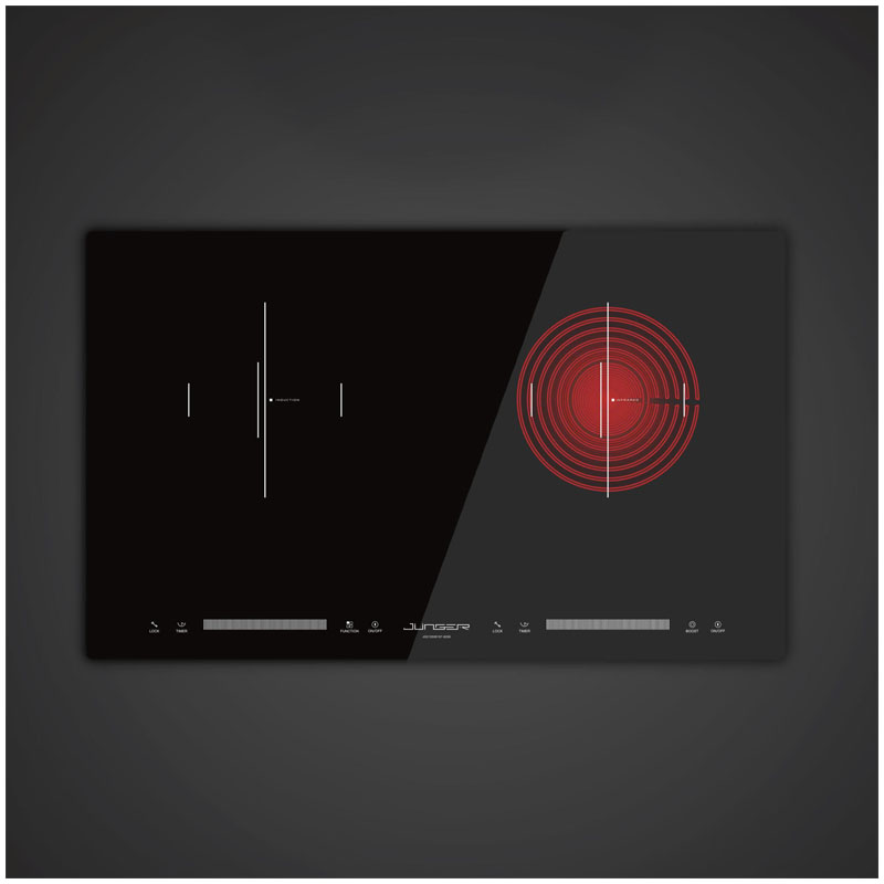 Bếp điện từ hồng ngoại Junger CEJ-203-IF – 1 từ 1 hồng ngoại, mặt kính Ceramic cao cấp