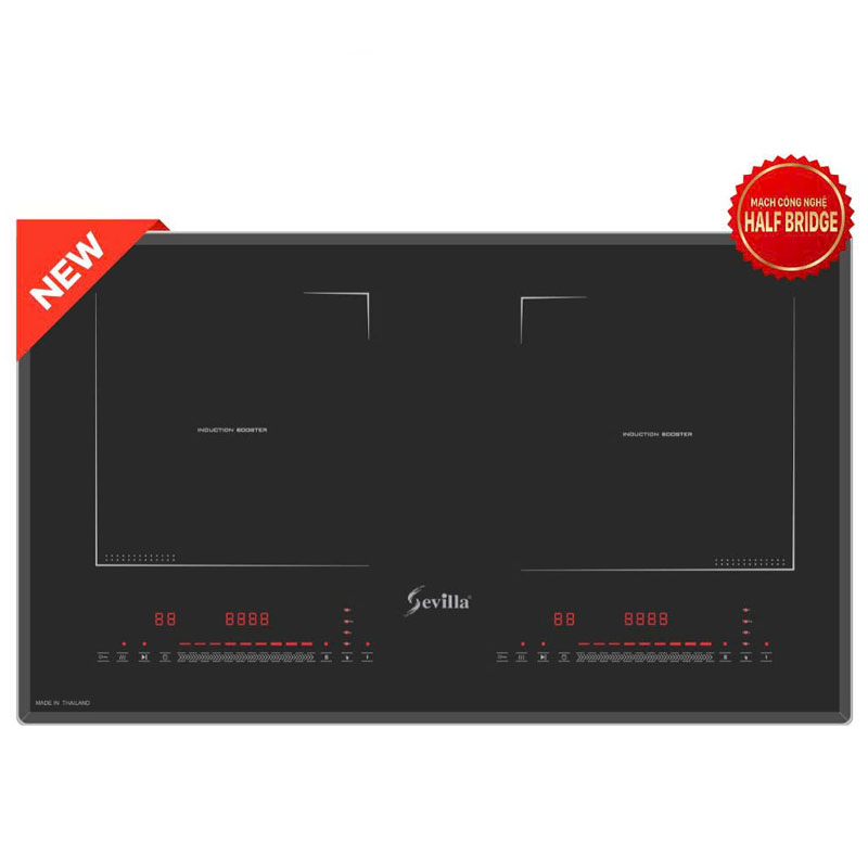 Bếp điện từ Sevilla SV-T808 – thiết kế hiện đại, hiệu suất nấu cao, tiết kiệm điện