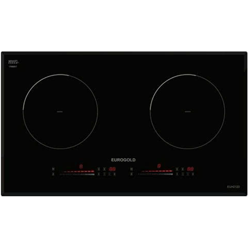 Bếp từ 2 vùng nấu cảm ứng Eurogold EUH2120, thiết kế sang trọng, phù hợp cho gian bếp hiện đại