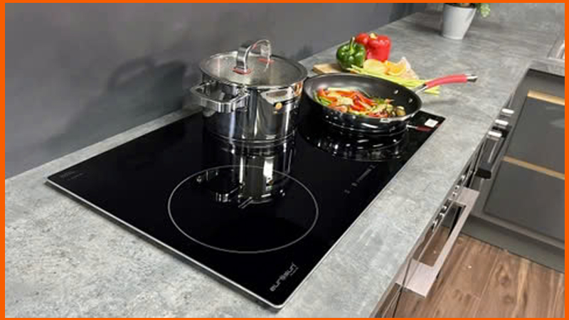 Bếp từ 3 vùng nấu Eurosun EU-T881G nhập khẩu, tiết kiệm điện