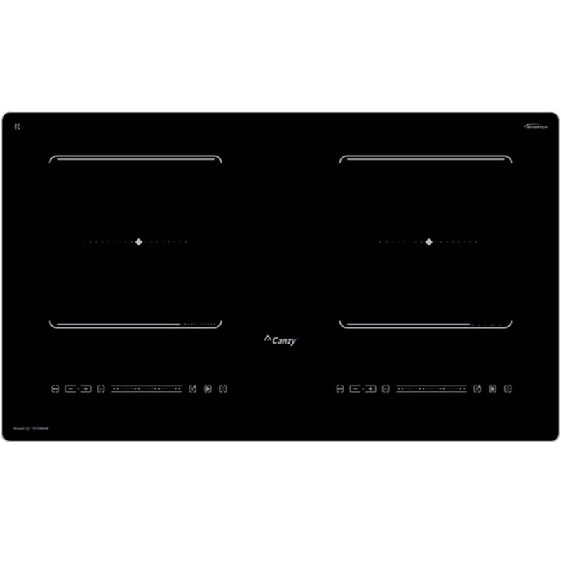 Bếp từ đôi CANZY CZ-NTC68HN thiết kế sang trọng, 2 vùng nấu độc lập