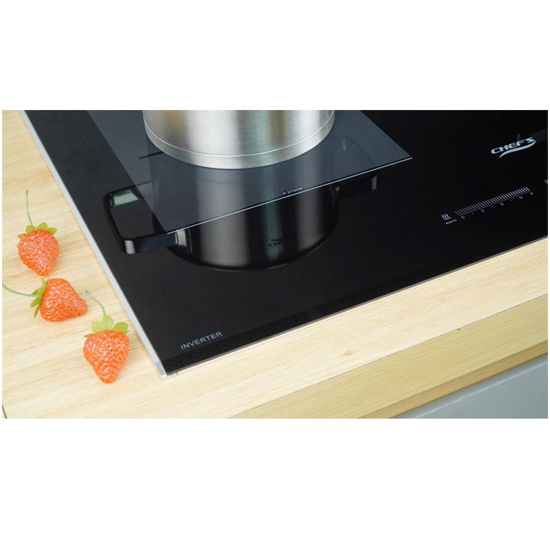 Bếp từ đôi Chefs EH-DIH896 với mặt kính Schott Ceran cao cấp