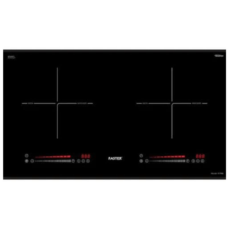 Bếp từ đôi Faster 986i 2 vùng nấu mặt kính Schott Ceran