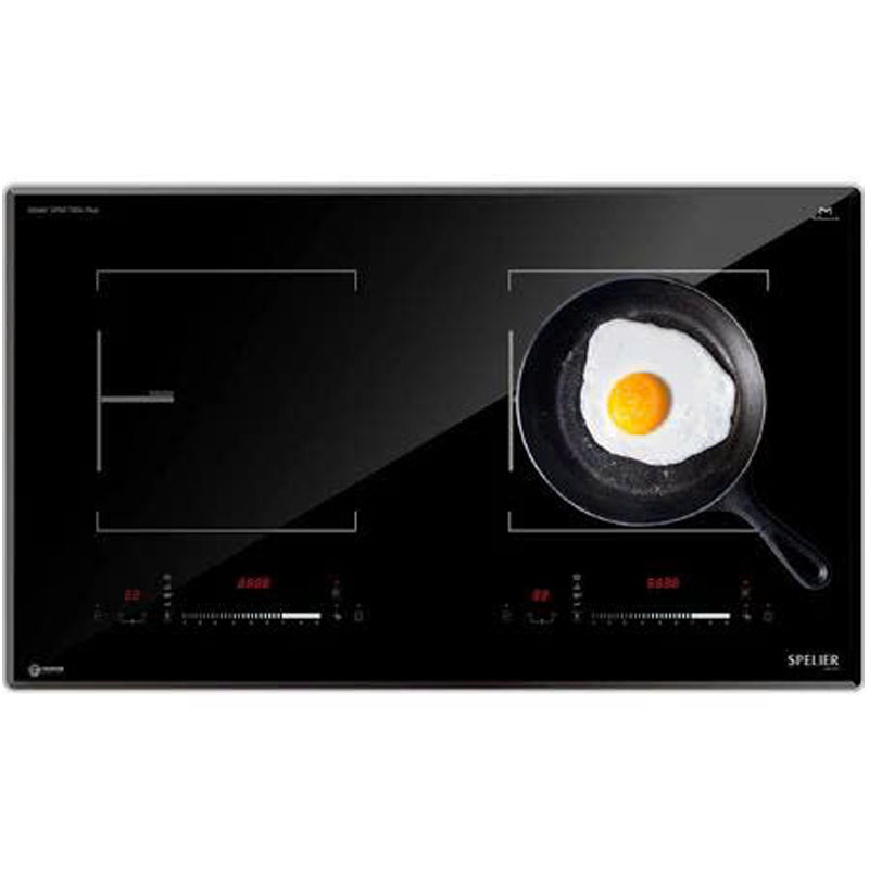 Bếp từ đôi Spelier SPM-T86K PLUS – 2 vùng nấu, mặt kính Ceramic, công nghệ Inverter, thiết kế hiện đại