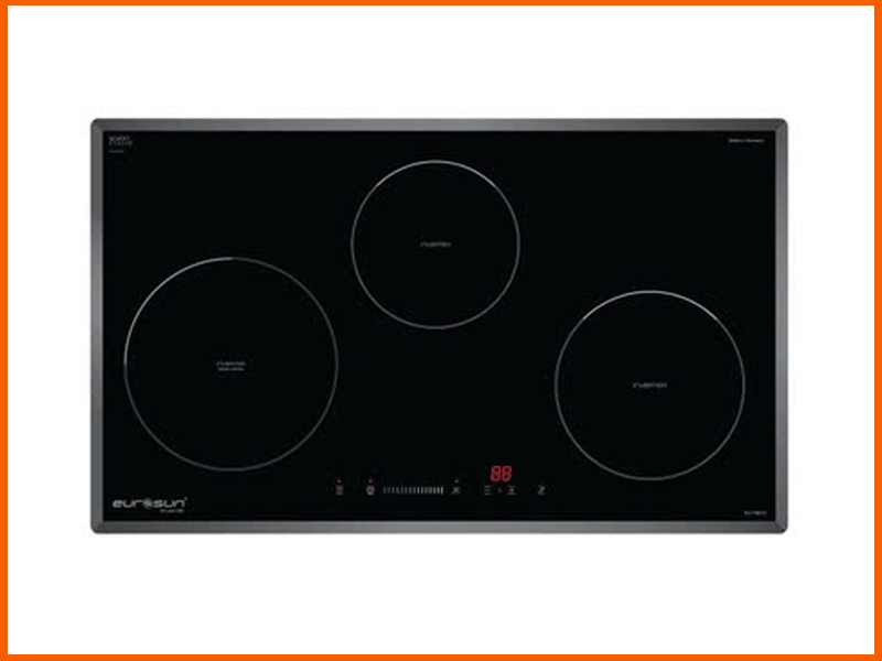 Bếp từ Eurosun EU-T881G 3 vùng nấu chính hãng, thiết kế hiện đại