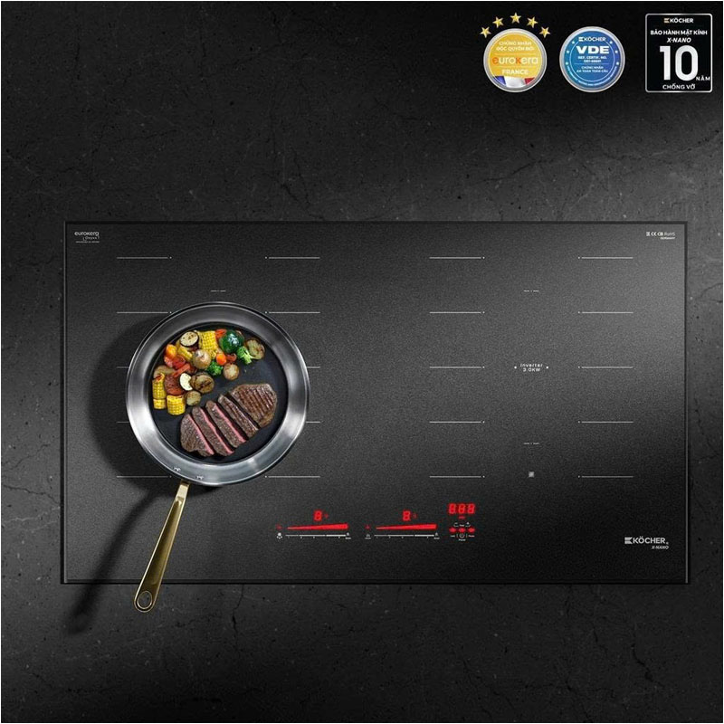 Tính năng Booster công suất 2300W bếp Kocher X-Nano 8