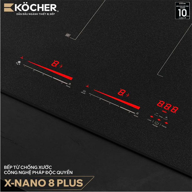 Bảng điều khiển cảm ứng trượt Slide Control Kocher X-Nano 8 Plus