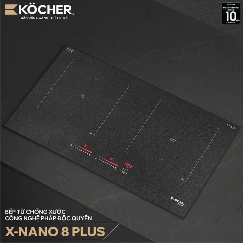 Chức năng giữ ấm Warming của bếp từ Kocher X-Nano 8 Plus