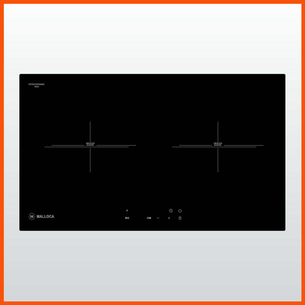 Bếp từ MALLOCA MH-732 EI chính hãng 2 vùng nấu, thiết kế âm