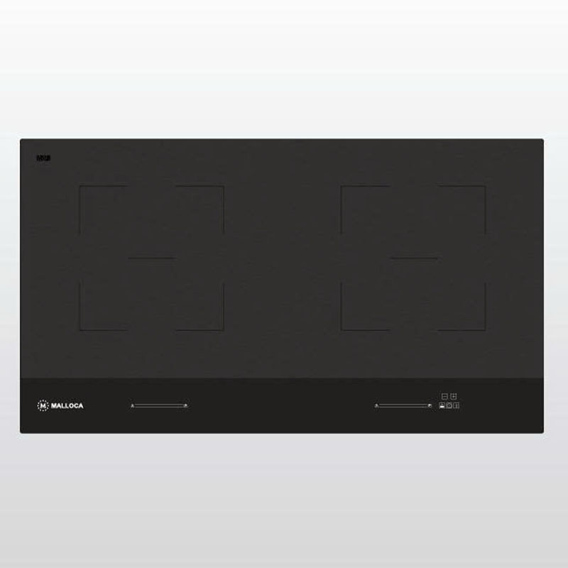 Bếp kính âm 2 từ Malloca Skylux MH-802 thiết kế sang trọng, hiện đại