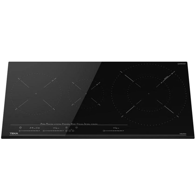 3 vùng nấu cảm ứng độc lập của bếp từ TEKA IZC 83620 MST BK