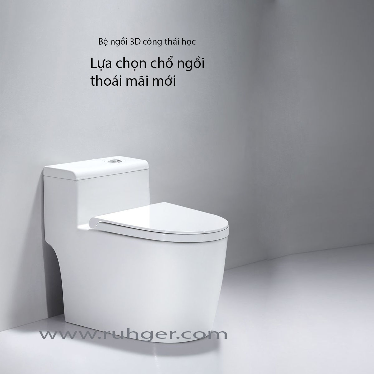 Hình ảnh thực tế Bệt Liền Khối LK 8342 sau khi lắp đặt tại phòng tắm.