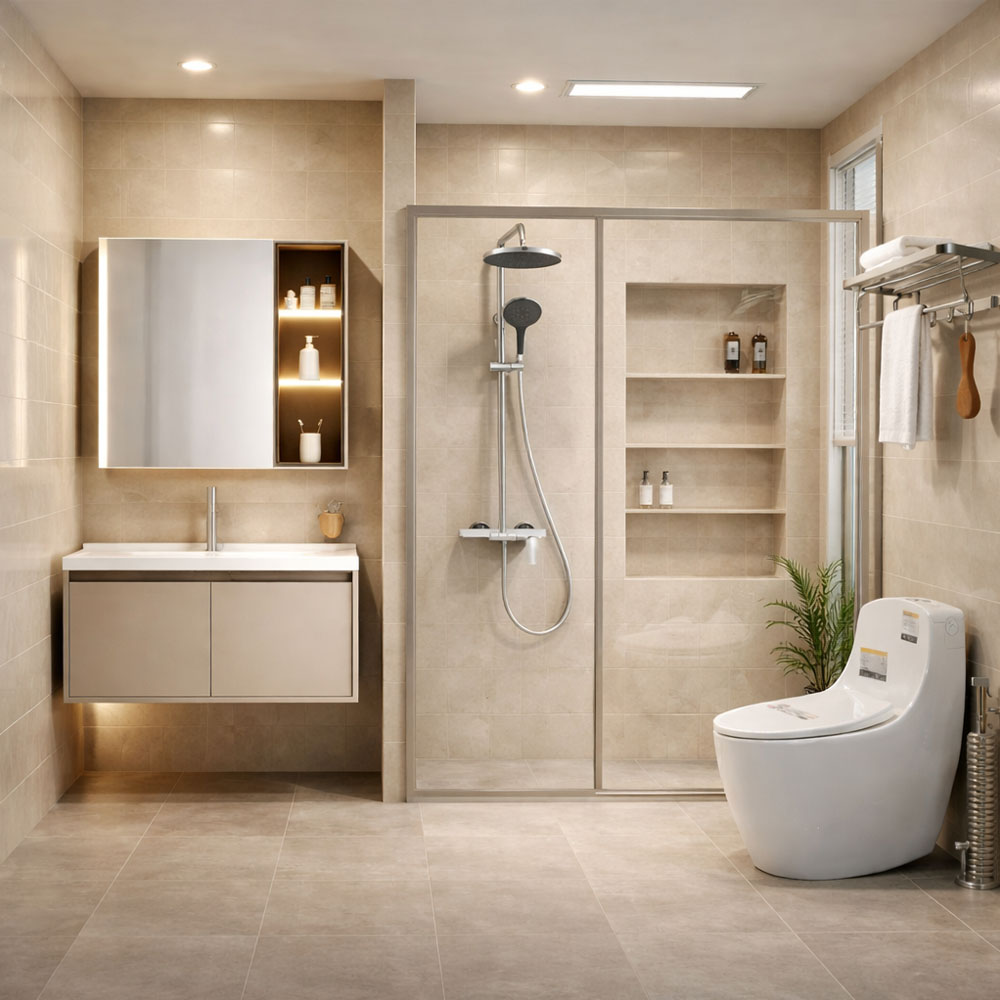 Bộ combo thiết bị vệ sinh RG06 VIP PRO 8 món đẳng cấp thượng lưu