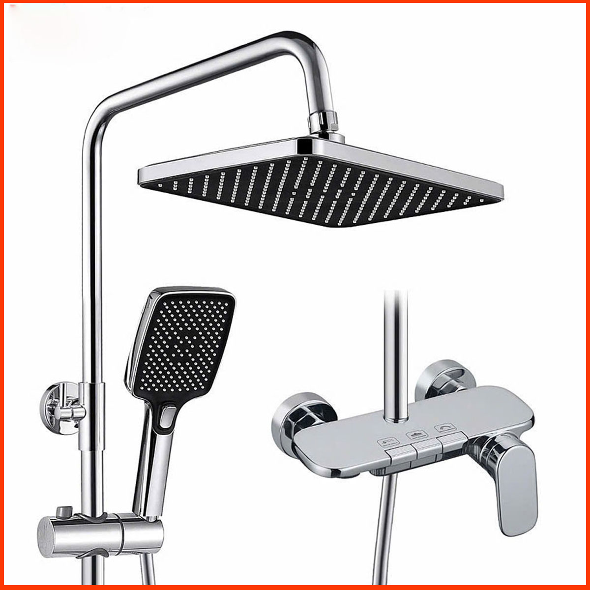 Bộ vòi sen tắm đứng RGL3003 chính hãng, thiết kế sang trọng, lớp mạ chrome 4 lớp