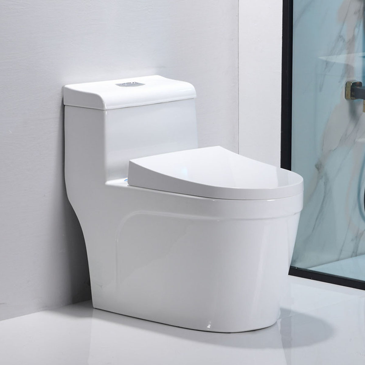 Bồn cầu 038S với lớp men phủ Nano chống bám bẩn, dễ dàng vệ sinh