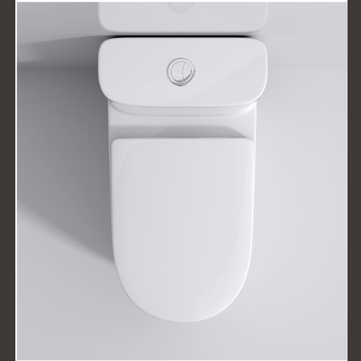 Bồn cầu 1 khối 6640 nhìn từ góc nghiêng sang trọng, hiện đại