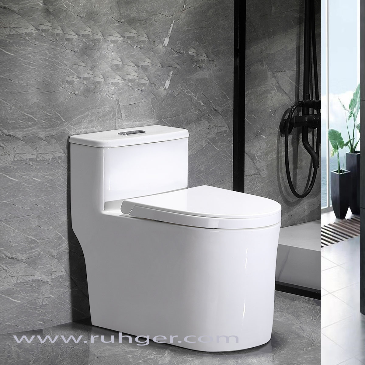 Bồn cầu một khối LK138 chính hãng – Thiết kế sang trọng, xả mạnh, dễ vệ sinh