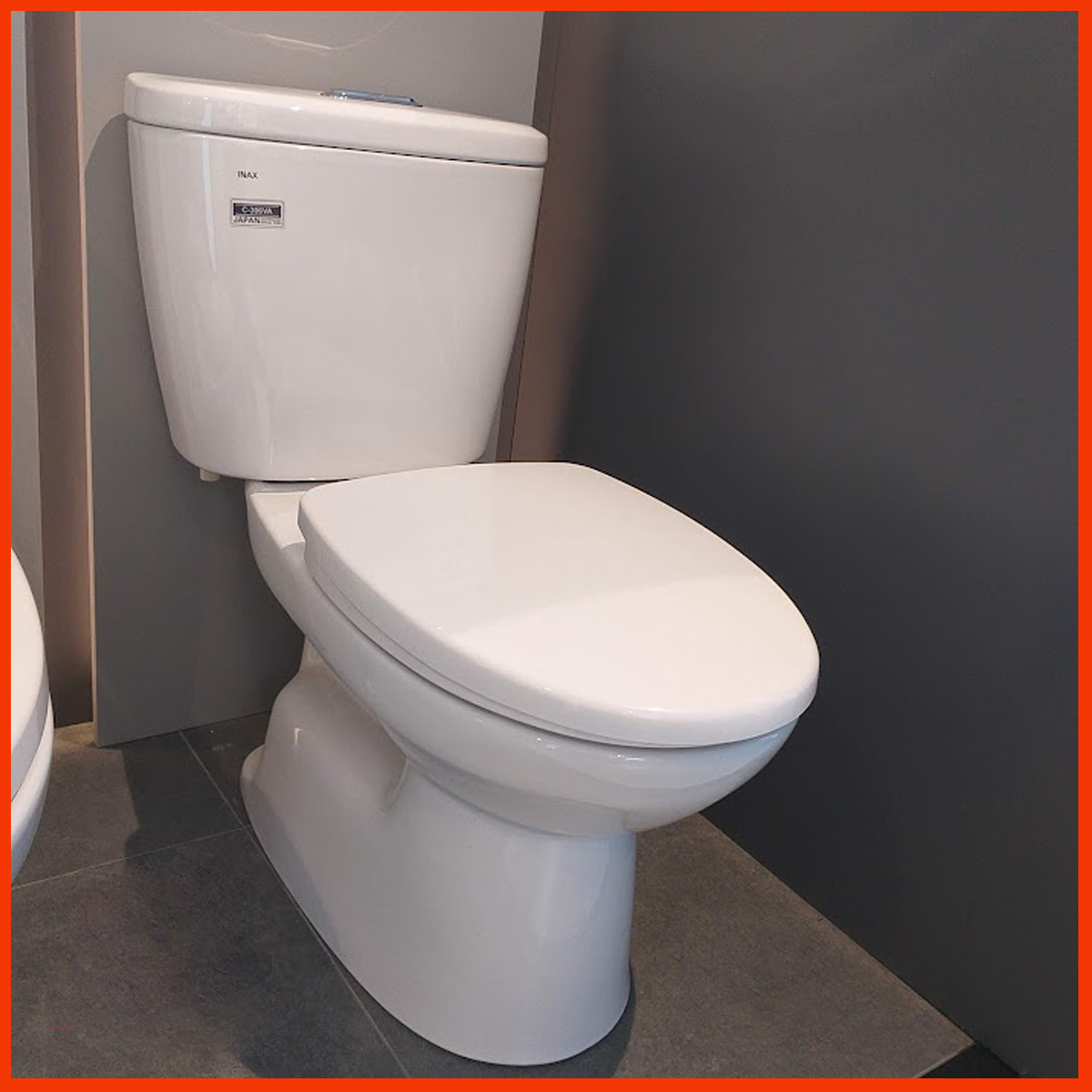 Bồn cầu Inax C-306VA góc nghiêng – Thiết kế thanh thoát, hiện đại
