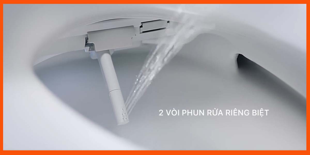 Bồn cầu thông minh INAX AC-819VN chức năng rửa phụ nữ
