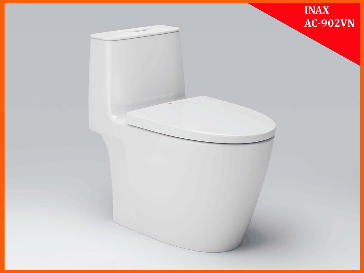 Bồn Cầu INAX AC-902VN Chính Hãng – Thiết Kế Sang Trọng, Xả Mạnh Mẽ, Men Sứ Aqua Ceramic