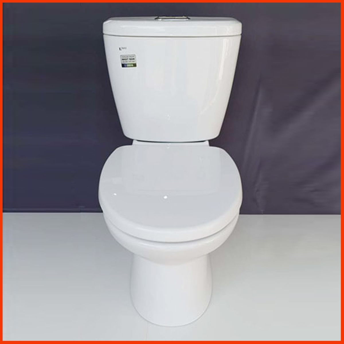 Bồn cầu Inax C-306VA 2 khối chính hãng, màu trắng, thiết kế nhỏ gọn