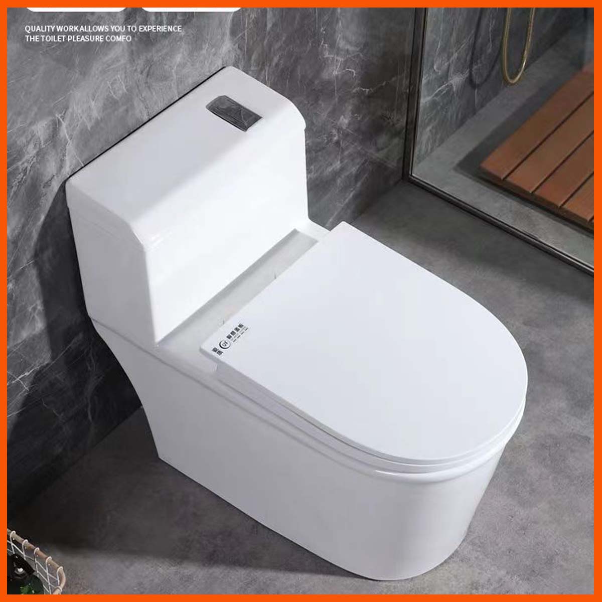 Bồn cầu KRASIC K-8009 công nghệ xả xoáy Siphonic