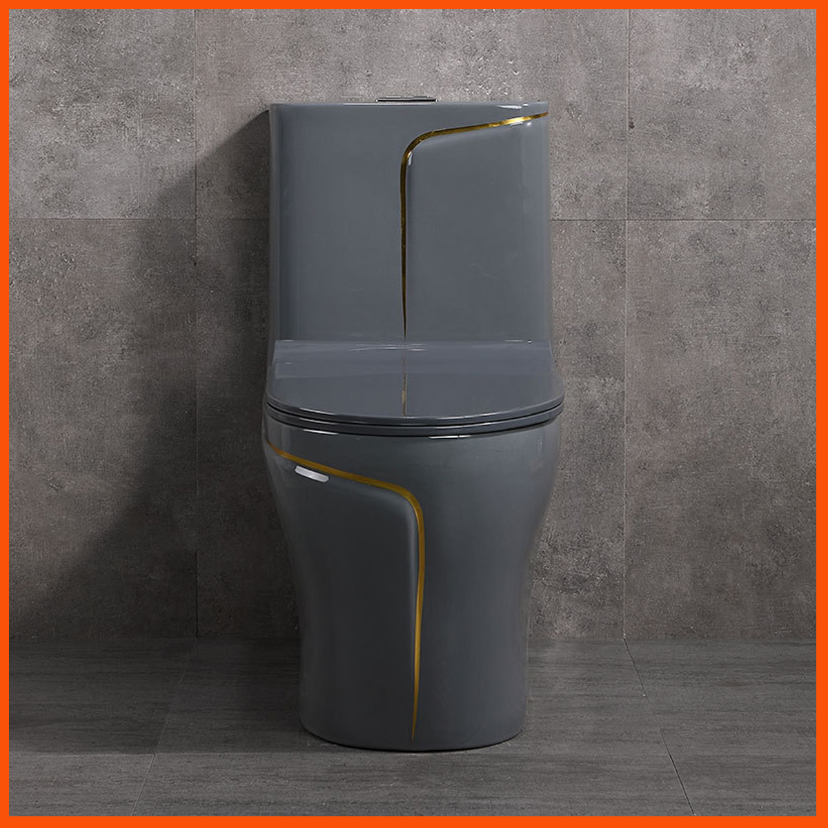 Bồn cầu liền khối men tuyết chống bám, xả xoáy tiết kiệm nước