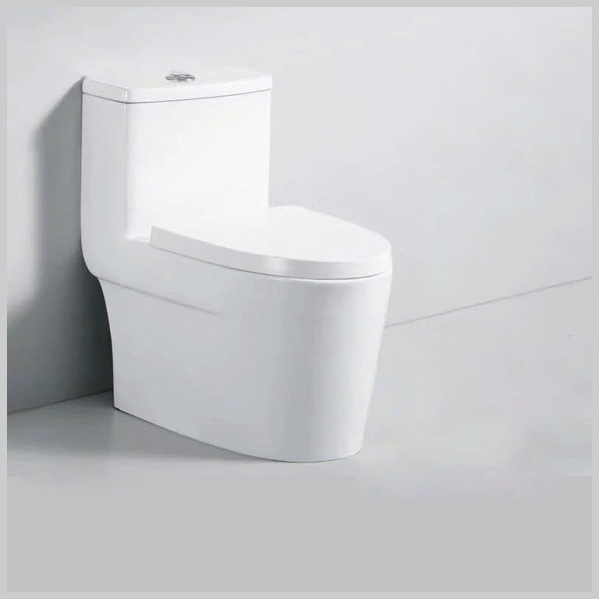 Bồn cầu liền khối LK128 phủ Nano Platinum, xả xoáy mạnh, chống bám bẩn